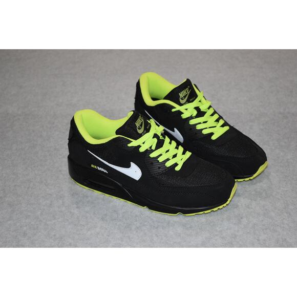 RARE Nike Air Max 90 PRM Tape Mens Size 11 USA 307793-022 Neon Green Black - Picture 1 of 9
